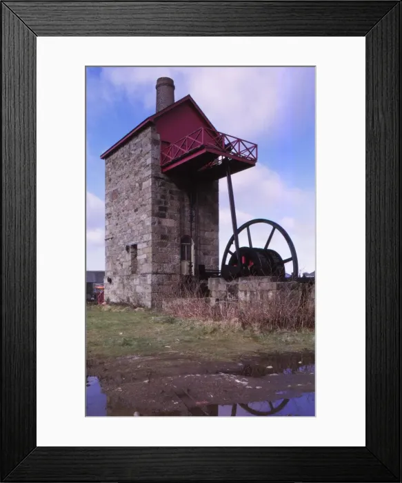 Framed Print : Old Tine Mine in Cambourne, Cornwall, 20th century. Artist: CM Dixon Framed Print : Old Tine Mine in Cambourne, Cornwall, 20th century. Artist: CM Dixon