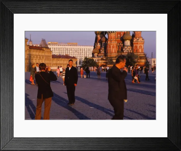 Framed Print : Red Square near St. Basils. Moscow in evening light, c1970s. Artist: CM Dixon Framed Print : Red Square near St. Basils. Moscow in evening light, c1970s. Artist: CM Dixon