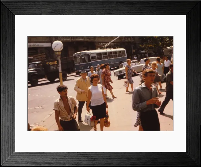 Framed Print : Street Scene, Odessa, c1970s. Artist: CM Dixon Framed Print : Street Scene, Odessa, c1970s. Artist: CM Dixon
