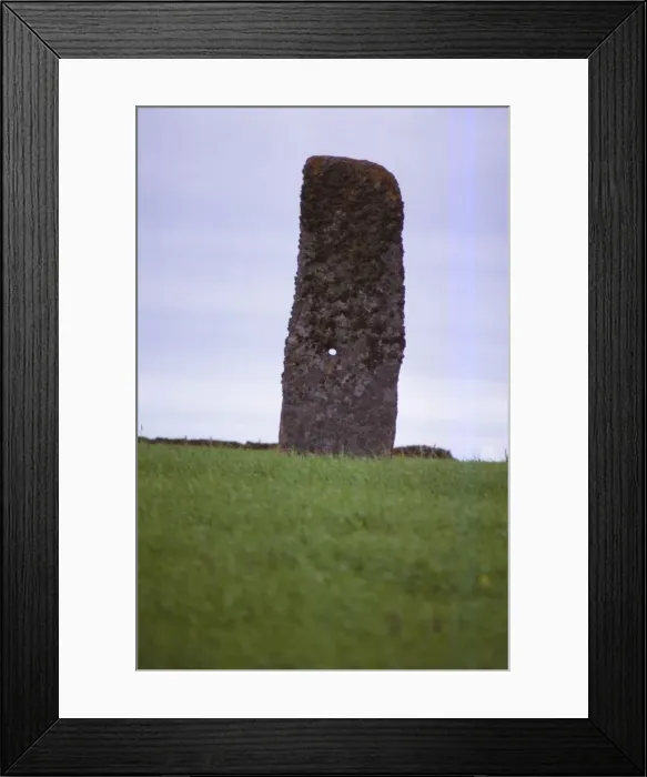 Framed Print : Perforated standing stone, North Ronaldsay. Orkney, 20th century. Artist: CM Dixon Framed Print : Perforated standing stone, North Ronaldsay. Orkney, 20th century. Artist: CM Dixon
