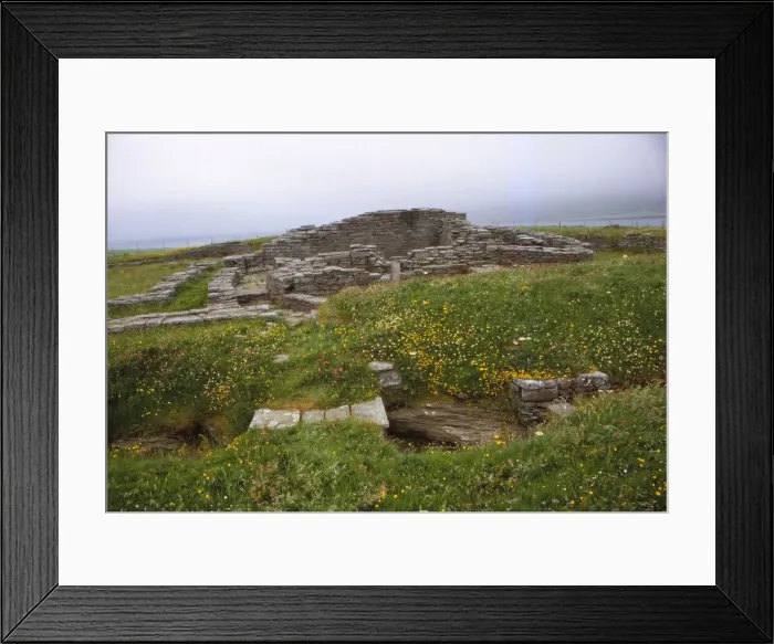 Framed Print : Cobbie Rows Castle, c1145, Isle of Wyre, Orkney, Scotland, 20th century. Artist: CM Dixon Framed Print : Cobbie Rows Castle, c1145, Isle of Wyre, Orkney, Scotland, 20th century. Artist: CM Dixon