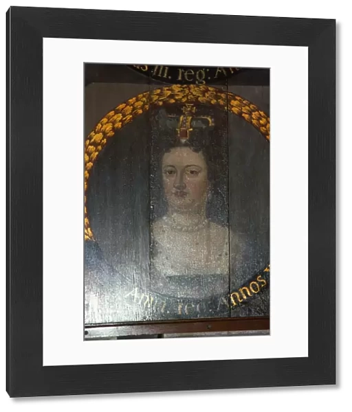 Queen Anne (1665-1714) at Chichester Cathedral, Sussex, 20th century. Artist: CM Dixon