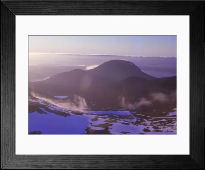 Framed Print : Sunset from slopes of An Teallach, Ross-Shire, Scotland in April, 20th century. Artist: CM Dixon Framed Print : Sunset from slopes of An Teallach, Ross-Shire, Scotland in April, 20th century. Artist: CM Dixon