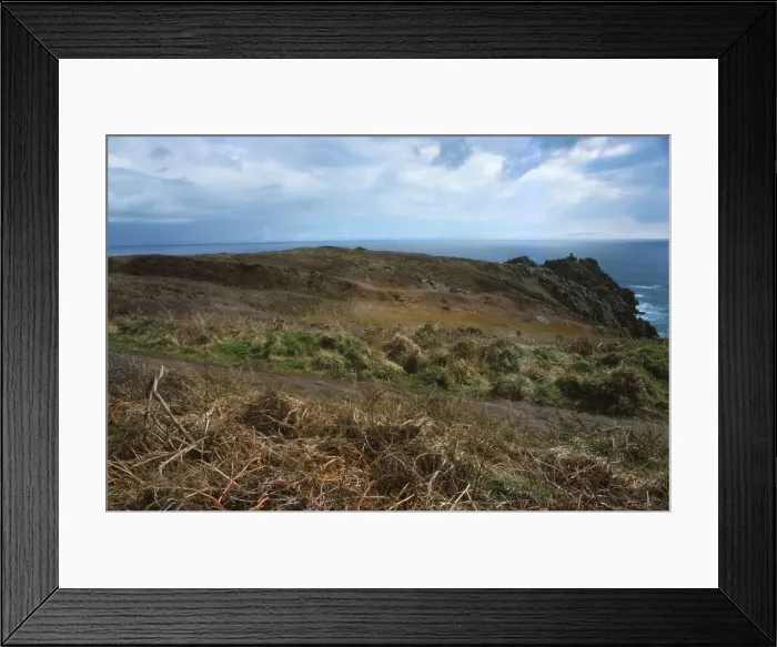 Framed Print : Treryn Dinas, Iron Age Cliff-Castle, c3rd century BC, Cornwall, 20th century. Artist: CM Dixon Framed Print : Treryn Dinas, Iron Age Cliff-Castle, c3rd century BC, Cornwall, 20th century. Artist: CM Dixon