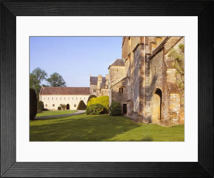Framed Print : West facade of Forde Abbey, Dorset, 20th century. Artist: CM Dixon Framed Print : West facade of Forde Abbey, Dorset, 20th century. Artist: CM Dixon