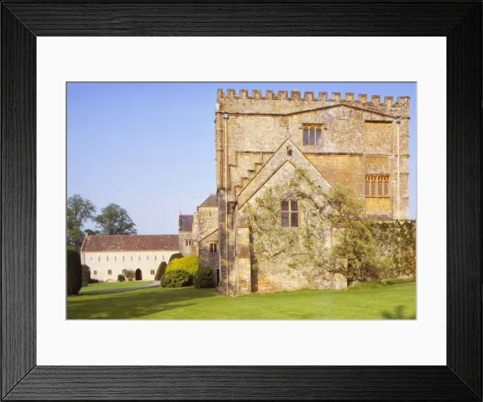Framed Print : West facade of Forde Abbey, Dorset, 20th century. Artist: CM Dixon Framed Print : West facade of Forde Abbey, Dorset, 20th century. Artist: CM Dixon