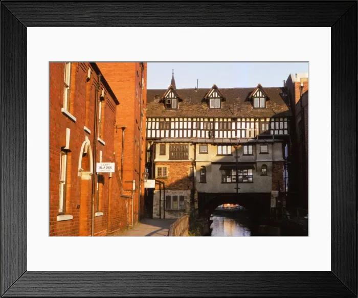 Framed Print : High Bridge over River Witham, Lincoln, 20th century. Artist: CM Dixon Framed Print : High Bridge over River Witham, Lincoln, 20th century. Artist: CM Dixon