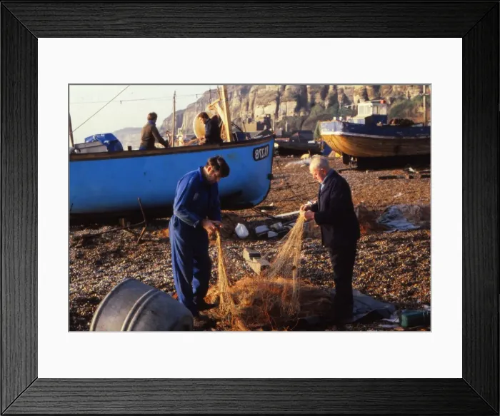 Framed Print : Rye Harbour, East Sussex, England, UK, 1982. Artist: CM Dixon Framed Print : Rye Harbour, East Sussex, England, UK, 1982. Artist: CM Dixon