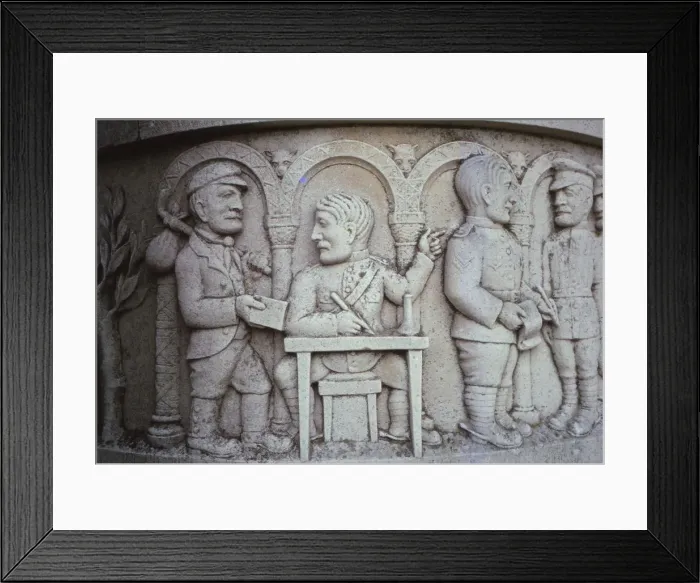 Framed Print : Waggoners Memorial, Sledmere, East Yorkshire, England, 20th century Framed Print : Waggoners Memorial, Sledmere, East Yorkshire, England, 20th century