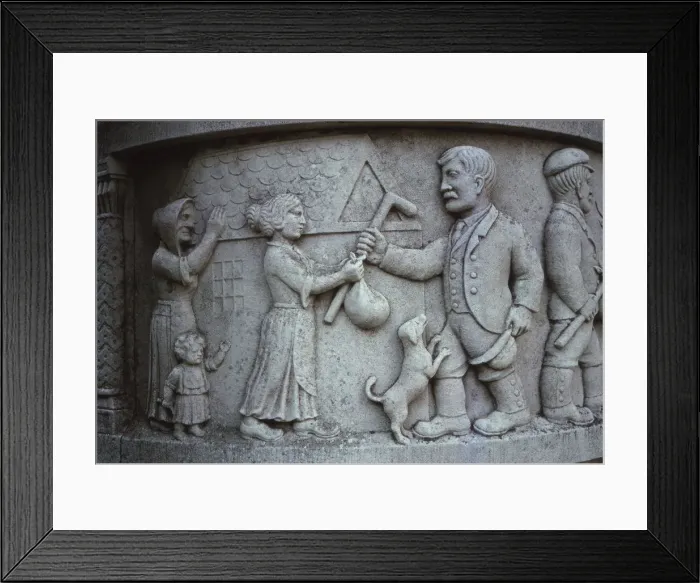 Framed Print : Waggoners Memorial, Sledmere, East Yorkshire, England, 20th century. Home to go to War Framed Print : Waggoners Memorial, Sledmere, East Yorkshire, England, 20th century. Home to go to War