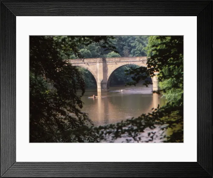 Framed Print : 18th Century Prebends Bridge, over the River Wear, Durham, England, 20th century. Artist: CM Dixon Framed Print : 18th Century Prebends Bridge, over the River Wear, Durham, England, 20th century. Artist: CM Dixon