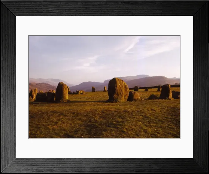 Framed Print : Castlerigg Stone Circle near Keswick, Cumberland, England, 20th century. Artist: CM Dixon Framed Print : Castlerigg Stone Circle near Keswick, Cumberland, England, 20th century. Artist: CM Dixon