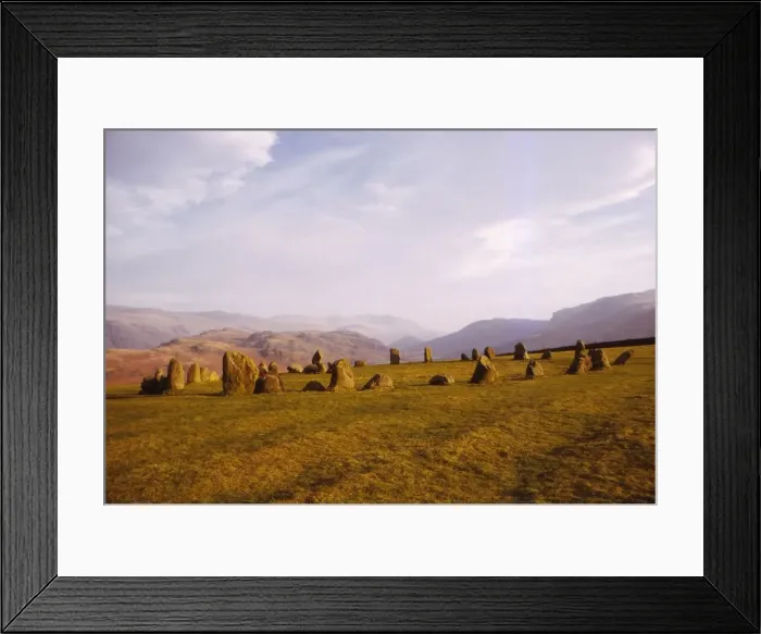 Framed Print : Castlerigg Stone Circle near Keswick, Cumberland, UK, 20th century. Artist: CM Dixon Framed Print : Castlerigg Stone Circle near Keswick, Cumberland, UK, 20th century. Artist: CM Dixon