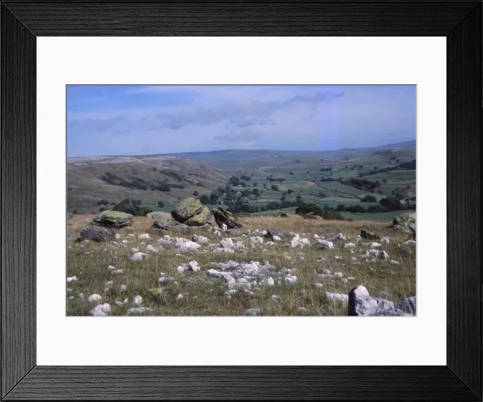 Framed Print : Norber, Yorkshire, 20th century. Artist: CM Dixon Framed Print : Norber, Yorkshire, 20th century. Artist: CM Dixon
