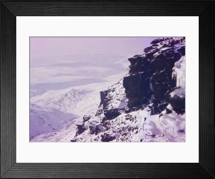 Framed Print : Kinder Downfall on Kinder Scout, Peak District, England, 20th century. Artist: CM Dixon Framed Print : Kinder Downfall on Kinder Scout, Peak District, England, 20th century. Artist: CM Dixon