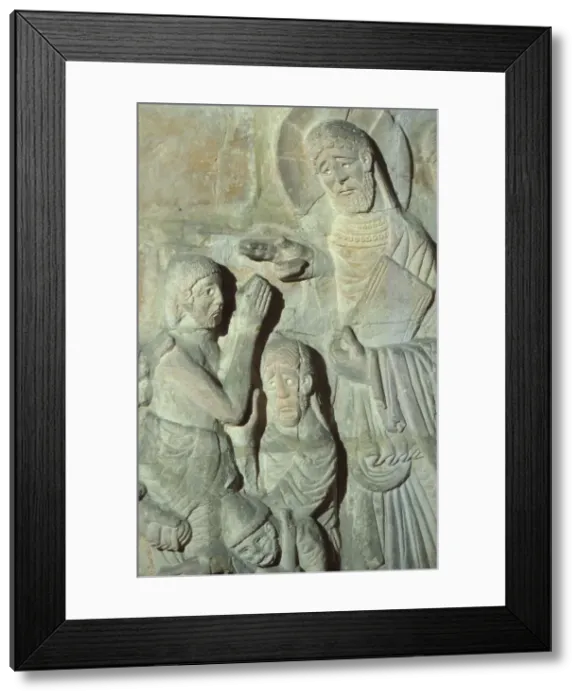 Framed Print : Detail of Christ in Chichester Cathedral, Sussex, England, 20th century. Artist: CM Dixon Framed Print : Detail of Christ in Chichester Cathedral, Sussex, England, 20th century. Artist: CM Dixon