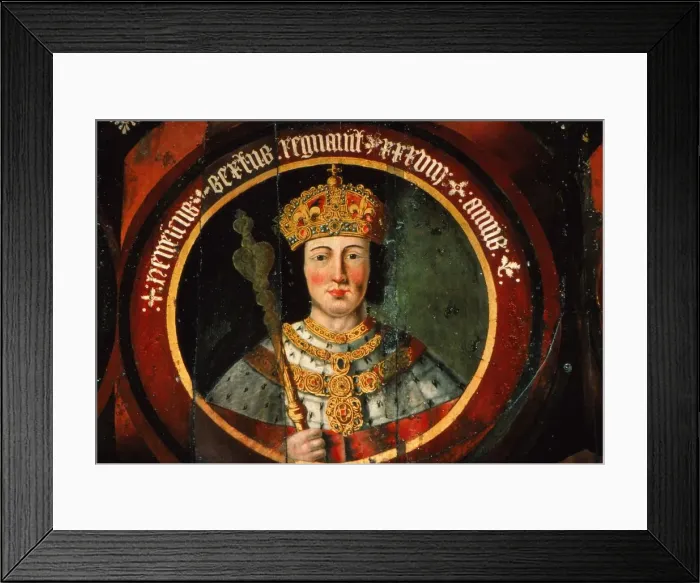 Framed Print : Painting of King Henry VI of England (1422-1461) at Chichester Cathedral, England, 20th century. Artist: CM Dixon Framed Print : Painting of King Henry VI of England (1422-1461) at Chichester Cathedral, England, 20th century. Artist: CM Dixon