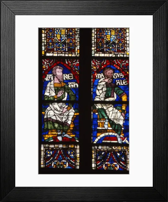 Framed Print : Genealogical Panels, late 12th century, Canterbury Cathedral, England, 20th century. Artist: CM Dixon Framed Print : Genealogical Panels, late 12th century, Canterbury Cathedral, England, 20th century. Artist: CM Dixon