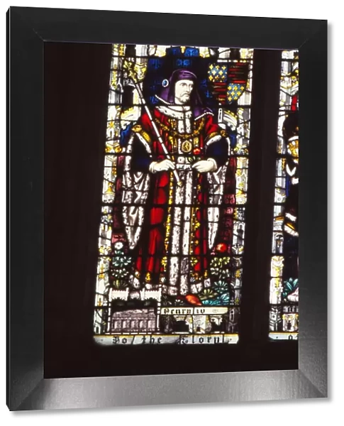 Stained glass window King Henry IV of England (1367-1413), Canterbury Cathedral, 20th century. Artist: CM Dixon