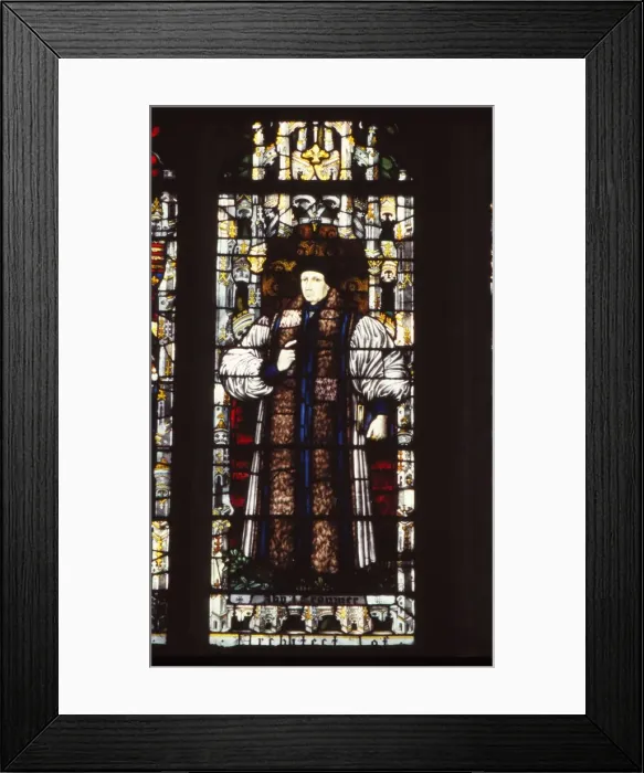 Framed Print : ArchbishopThomas Cranmer (1489-1556), Canterbury Cathedral, 20th century. Artist: CM Dixon Framed Print : ArchbishopThomas Cranmer (1489-1556), Canterbury Cathedral, 20th century. Artist: CM Dixon