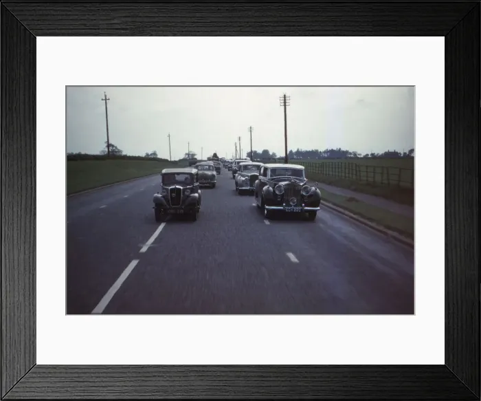 Framed Print : Silver Ghost Rolls Royce at Rally, Cheshire, England, c1960. Artist: CM Dixon Framed Print : Silver Ghost Rolls Royce at Rally, Cheshire, England, c1960. Artist: CM Dixon