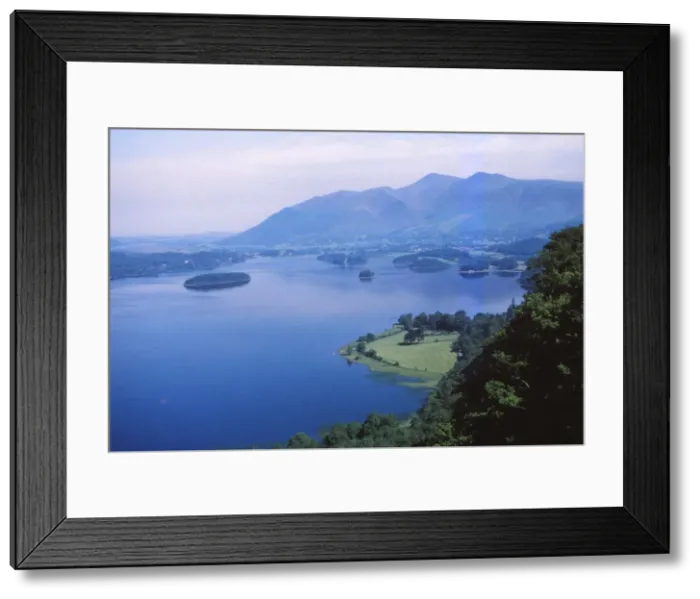 Framed Print : Skiddaw and Derwentwater from Lodore, Cumbria, England, 20th century. Artist: CM Dixon Framed Print : Skiddaw and Derwentwater from Lodore, Cumbria, England, 20th century. Artist: CM Dixon