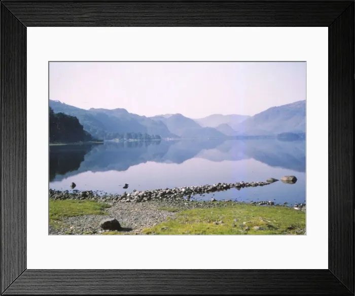 Framed Print : Morning mist in Derwentwater, towards the Jaws of Borrowdale, Cumberland, 20th century. Artist: CM Dixon Framed Print : Morning mist in Derwentwater, towards the Jaws of Borrowdale, Cumberland, 20th century. Artist: CM Dixon