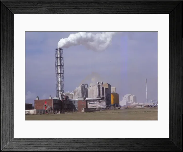 Framed Print : Solway Chemical Works, Whitehaven, Cumberland, 20th century. Artist: CM Dixon Framed Print : Solway Chemical Works, Whitehaven, Cumberland, 20th century. Artist: CM Dixon
