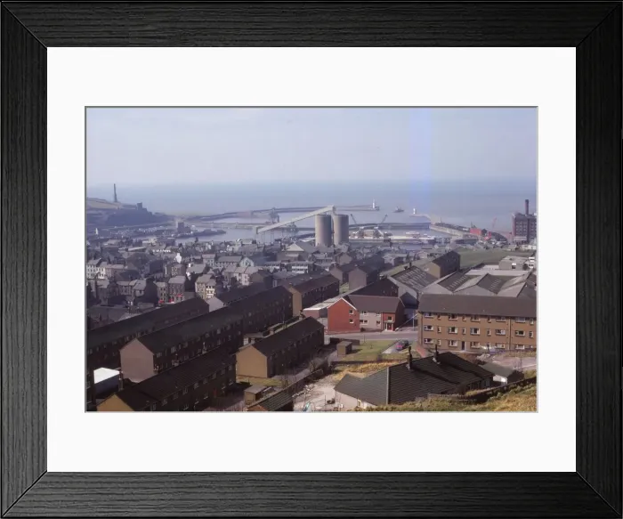 Framed Print : Whitehaven, Harbour from the East, Cumberland, 20th century. Artist: CM Dixon Framed Print : Whitehaven, Harbour from the East, Cumberland, 20th century. Artist: CM Dixon