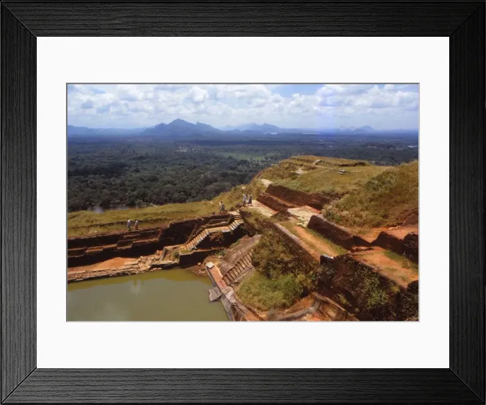 Framed Print : View from the Top of the Rock Fortress, Sigiriya, Sri Lanka, 20th century. Artist: CM Dixon Framed Print : View from the Top of the Rock Fortress, Sigiriya, Sri Lanka, 20th century. Artist: CM Dixon