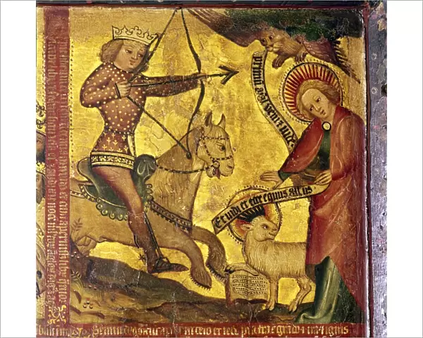 The First Horseman, identified with Roman Emperor Gaius (AD37-41), 14th-15th century. Artist: Master Bertram of Hamburg