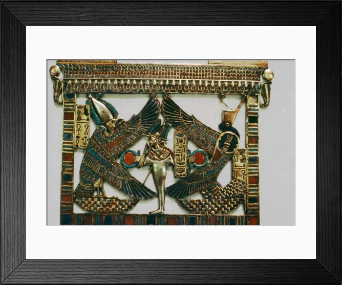 Framed Print : Pectoral Plaque from the Tomb of Tutakhamun, New Kingdom, c1332BC-1323 BC Framed Print : Pectoral Plaque from the Tomb of Tutakhamun, New Kingdom, c1332BC-1323 BC