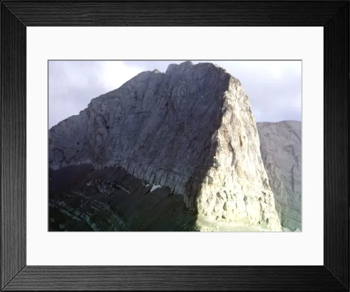 Framed Print : Mt Olympus, Greece, View of main summit, (9570 feet), Stephani, the Throne of Zeus, c20th century. Artist: CM Dixon Framed Print : Mt Olympus, Greece, View of main summit, (9570 feet), Stephani, the Throne of Zeus, c20th century. Artist: CM Dixon