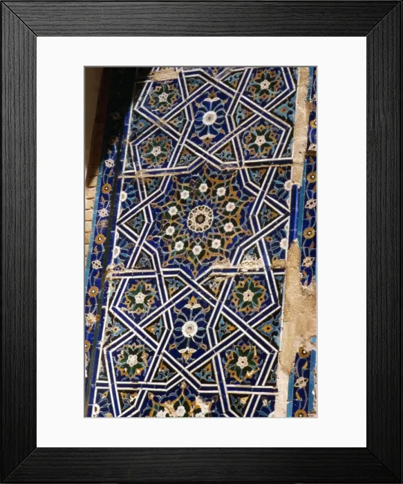 Framed Print : The Shah-i-Zindeh or Living King necropolis, Samarkand, Uzbekistan, 14-15th Century. Artist: CM Dixon Framed Print : The Shah-i-Zindeh or Living King necropolis, Samarkand, Uzbekistan, 14-15th Century. Artist: CM Dixon