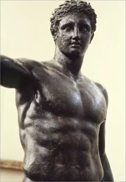 Youth from Antikyther, Bronze found in pieces in sea of Antikythera, c340 BC