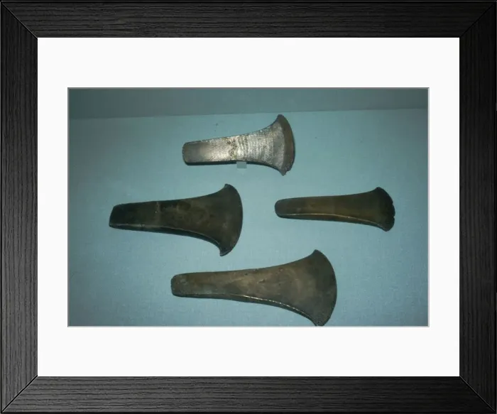 Framed Print : Bronze Axe, Bronze Age, Yorkshire, c1800BC-1600 BC Framed Print : Bronze Axe, Bronze Age, Yorkshire, c1800BC-1600 BC