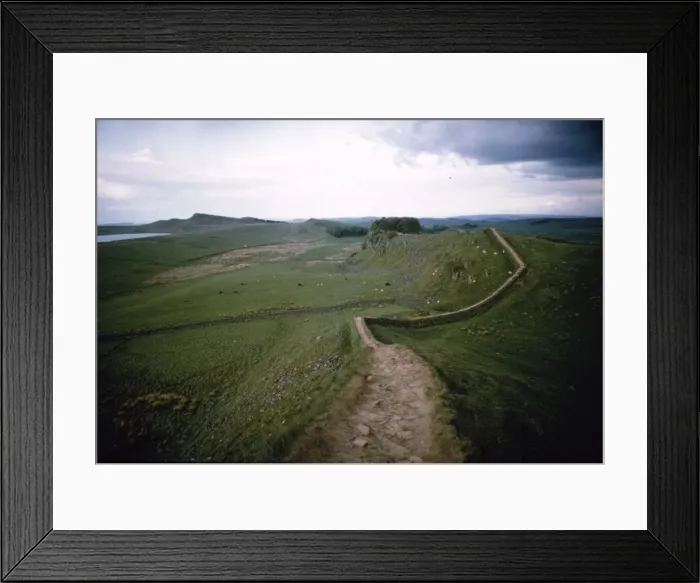 Framed Print : Hadrians Wall. Looking east to Cuddys Crag, c20th century. Artist: CM Dixon Framed Print : Hadrians Wall. Looking east to Cuddys Crag, c20th century. Artist: CM Dixon