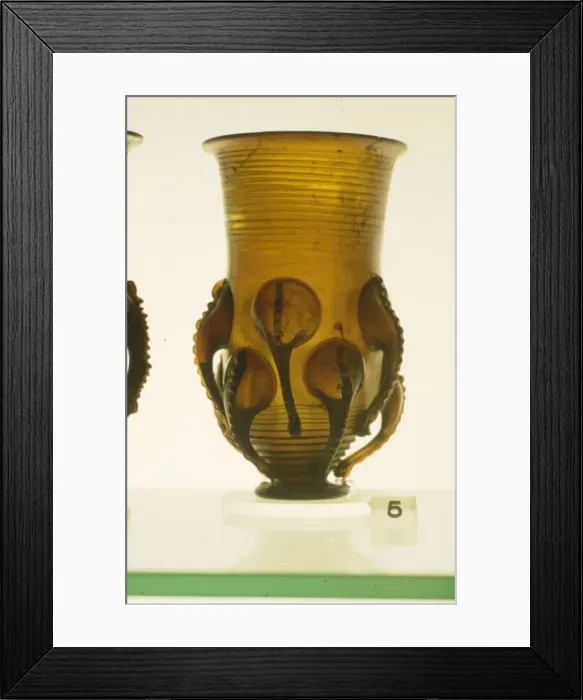 Framed Print : Anglo-Saxon Claw Beaker, c7th century Framed Print : Anglo-Saxon Claw Beaker, c7th century