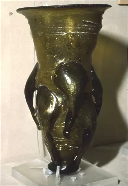 Claw Beaker from an Anglo-Saxon grave at Lyminge, Kent, 5th century