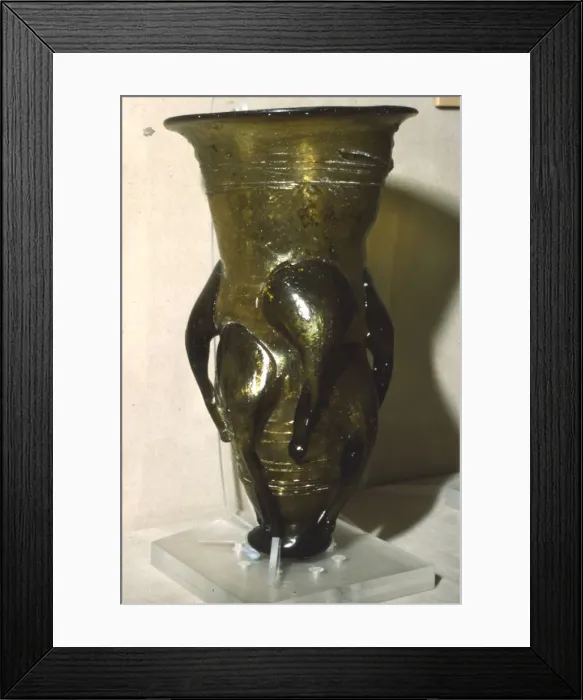 Framed Print : Claw Beaker from an Anglo-Saxon grave at Lyminge, Kent, 5th century Framed Print : Claw Beaker from an Anglo-Saxon grave at Lyminge, Kent, 5th century