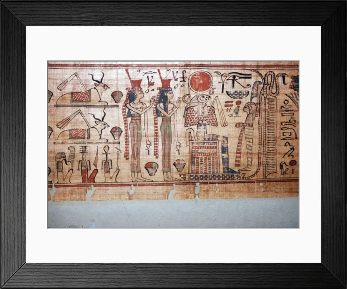 Framed Print : Egyptian Papyrus Nespaquachouty c1050BC-1000 BC Framed Print : Egyptian Papyrus Nespaquachouty c1050BC-1000 BC