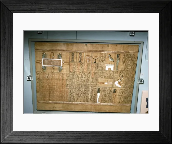 Framed Print : Papyrus of Ani, c1250 BC Framed Print : Papyrus of Ani, c1250 BC