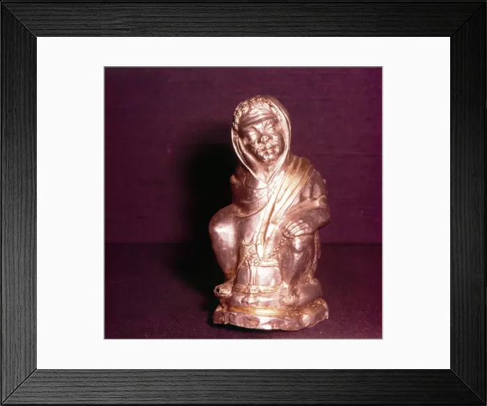 Framed Print : Roman Silver Pepper-Pot in the form of a Negro slave, c2nd-3rd century Framed Print : Roman Silver Pepper-Pot in the form of a Negro slave, c2nd-3rd century