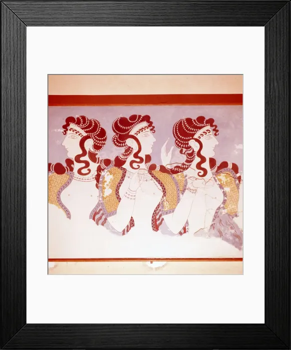 Framed Print : Grand Staircase of Minoan Royal Palace at Knossos, Crete, c1700BC-c1400BC Framed Print : Grand Staircase of Minoan Royal Palace at Knossos, Crete, c1700BC-c1400BC