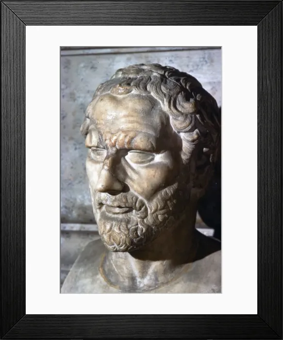Framed Print : Demosthenes. Greek Orator & Statesman, 384-322 BC Framed Print : Demosthenes. Greek Orator & Statesman, 384-322 BC