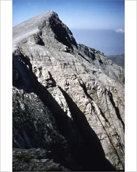 Mt Olympus, Greece, View to West from main summit, c20th century. Artist: CM Dixon