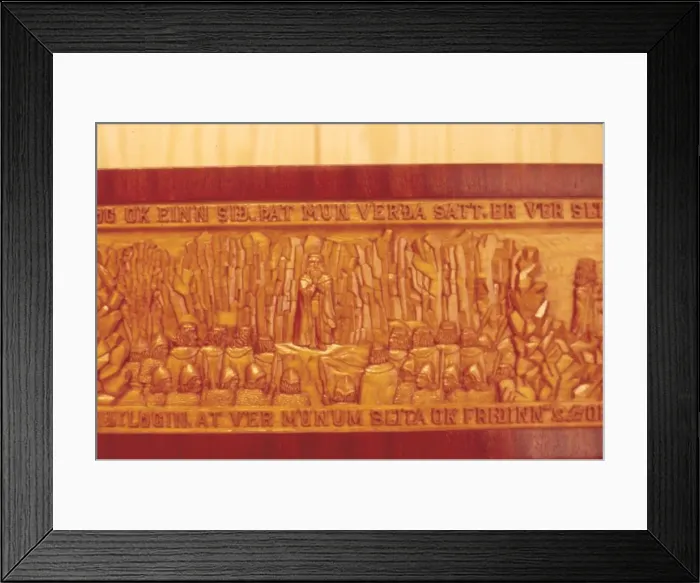 Framed Print : Meeting of the Thing (Icelands Democratic Parliament) in AD1000 Framed Print : Meeting of the Thing (Icelands Democratic Parliament) in AD1000