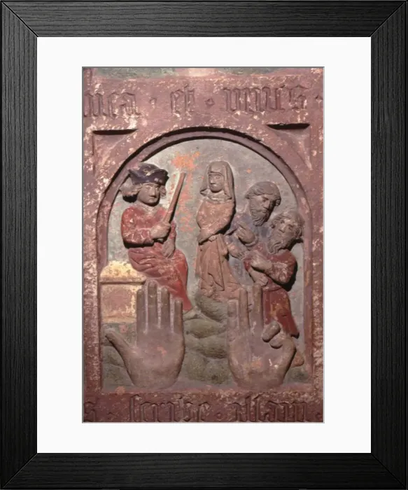 Framed Print : Bear no false witness against your neighbour, The Ten Commandments, c20th century Framed Print : Bear no false witness against your neighbour, The Ten Commandments, c20th century