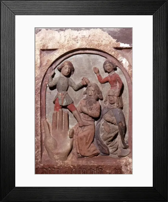 Framed Print : Honour your Mother and Father, The Ten Commandments, c20th century Framed Print : Honour your Mother and Father, The Ten Commandments, c20th century