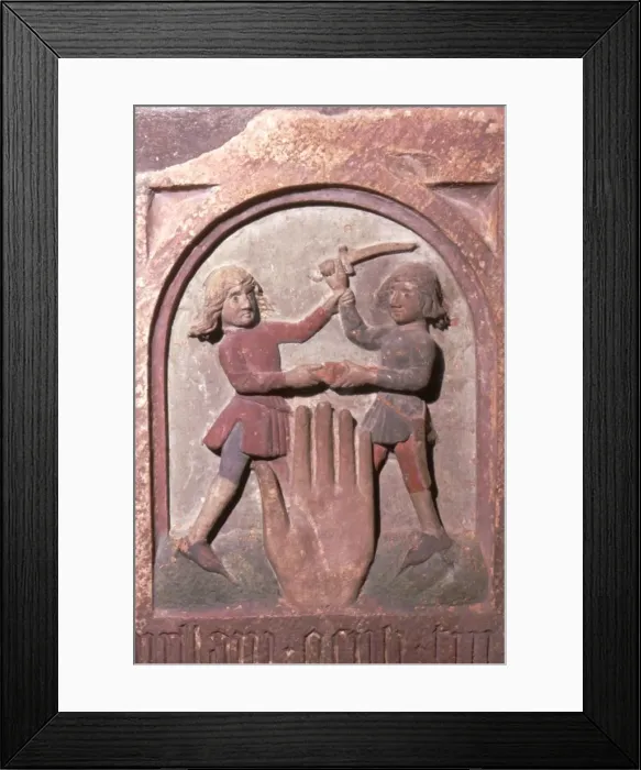 Framed Print : Thou shall not kill, The Ten Commandments, c20th century Framed Print : Thou shall not kill, The Ten Commandments, c20th century